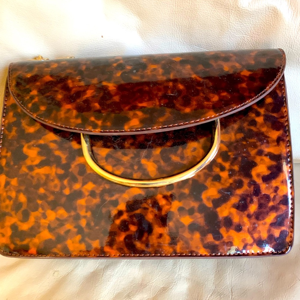 JustFab tortoise shell handbag